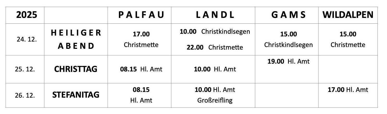 Weihnachten 2025 / Pater Engelbert