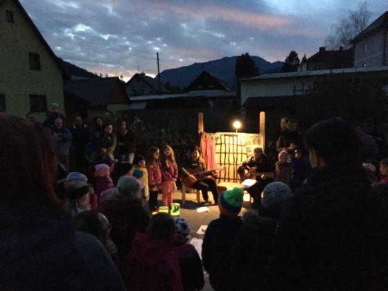 Kindergarten Altenmarkt / Pater Ulrich Diel OSB Martinfeier